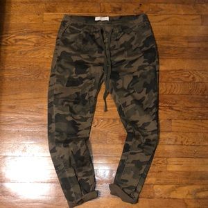 Camo Drawstring Joggers